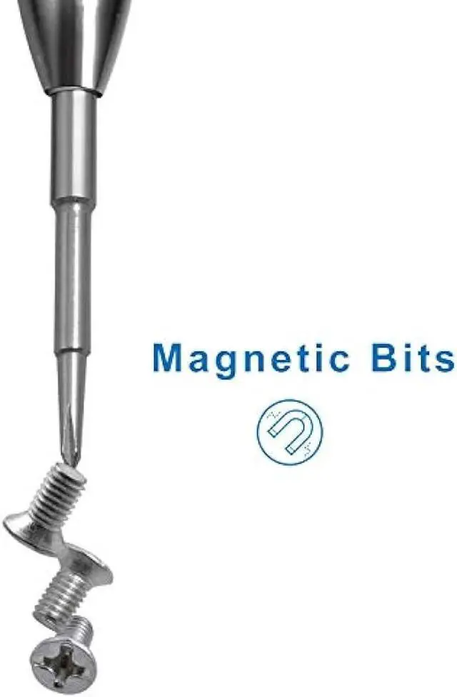 Alt view image 4 of 6 - MMOBIEL Toolkit Compatible with Macbook Pro/Air Repair-10 in-1 Professional Screwdriver Kit-Incl. 5x Magnetic Screwdriver: Tri-wing,Phillips,Pentalobe 5,Torx T5/T6 and other Opening and Cleaning Tools