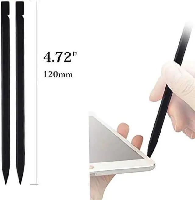 Alt view image 2 of 7 - Fixinus 50 Pieces Universal Black Stick Spudger Opening Pry Tool Kit for iPhone Mobile Phone iPad Tablets Macbook Laptop PC Repair
