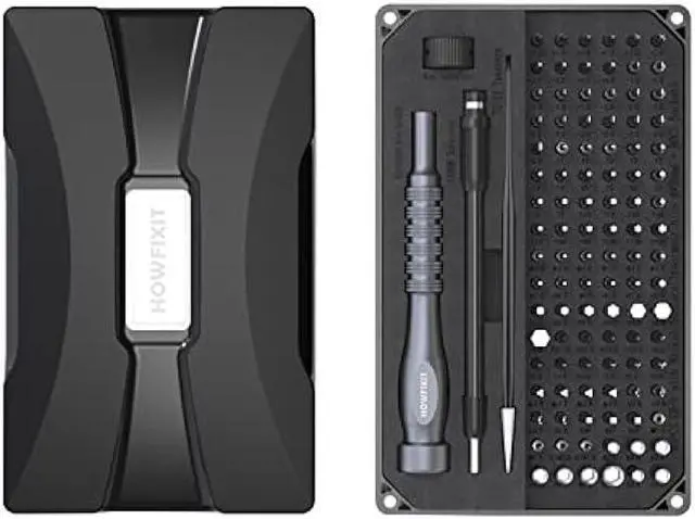 Alt view image 2 of 6 - HowFixit PRO MAX 106-in-1 Screwdriver Set for Repair Electronics Disassembly Laptop, Game Console, Smartphone, iPhone, Macbook, PC, Camera, Watch etc