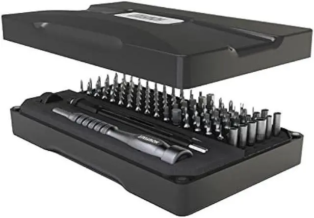 Alt view image 5 of 6 - HowFixit PRO MAX 106-in-1 Screwdriver Set for Repair Electronics Disassembly Laptop, Game Console, Smartphone, iPhone, Macbook, PC, Camera, Watch etc