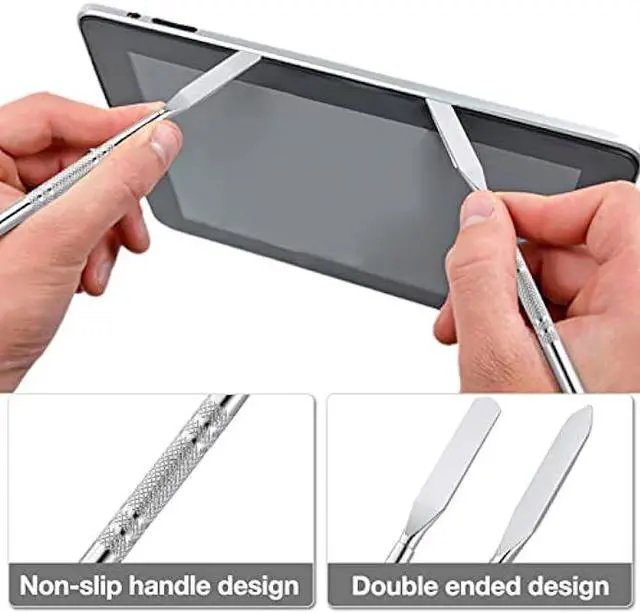 Alt view image 4 of 6 - Hemobllo Metal Spudger - 2 Pcs Electronics Opening Pry Tool Metal Opening Spudger Pry Tool Double-Ended Stainless Steel Opening Stick Repair Pry Tools for Cell Phone, Tablet, MP3, Laptop
