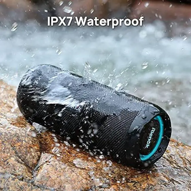 Alt view image 3 of 5 - RIENOK Portable Bluetooth Speaker 30W Dual Pairing True Wireless Stereo HD Sound IPX7 Waterproof Outdoor Sport Shower Wireless Speaker Bluetooth 5.3 for Home Party