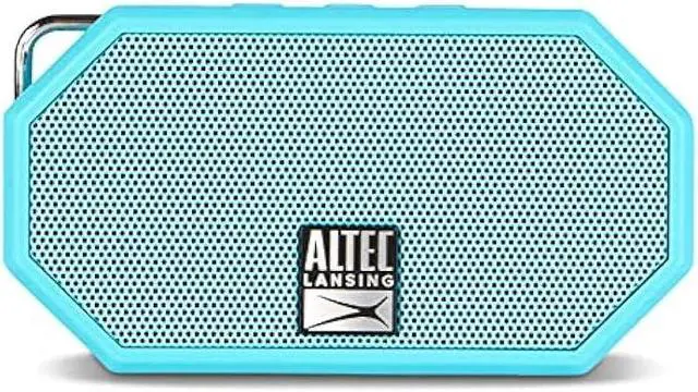 Main image of Altec Lansing Mini H2O - Waterproof Bluetooth Speaker, IP67 Certified & Floats in Water, Compact & Portable Speaker for Hiking, Camping, Pool, and Beach,Aqua