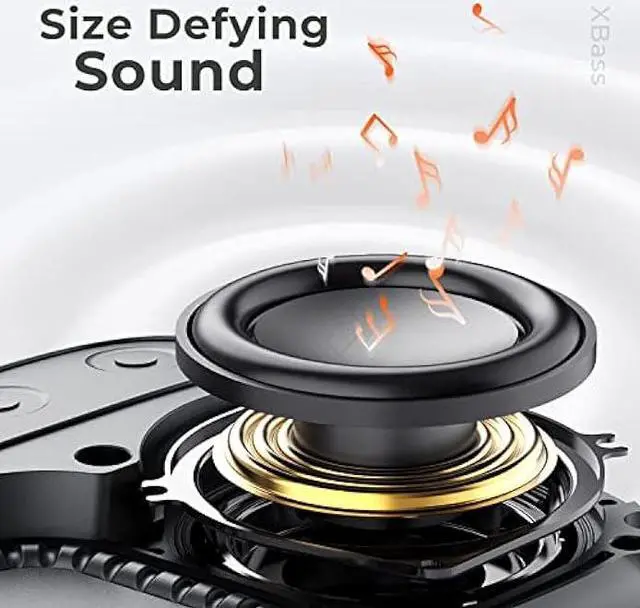 Alt view image 3 of 5 - Tribit StormBox Micro 2 Portable Speaker: 90dB Loud Sound Deep Bass IP67 Waterproof Small Speaker Built-in Strap, 12H Playtime Long Battery Powerbank for Outdoor Camping Biking, 120ft Bluetooth Range