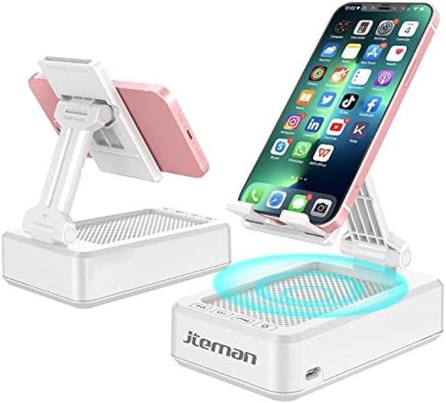 JTEMAN Portable Phone Stand with Speaker Bluetooth Wireless,Gifts