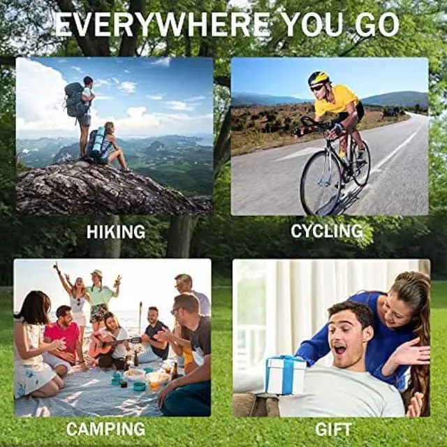 Alt view image 6 of 6 - Wireless Wearable Waterproof Wrist Portable Bluetooth Speaker Watch with Multi Function FM Radio & MP3 Player & TWS & Selfie & Ultra Long Standby Time for Running, Hiking, RidingSilver