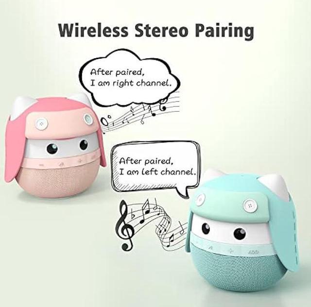 ASIMOM Kids Bluetooth Speaker, Rhyme Cute Speaker, Wireless Stereo