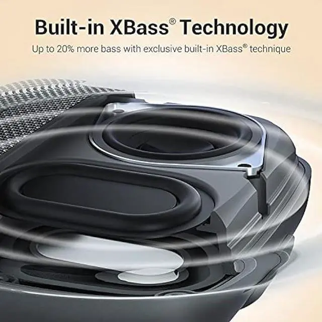 Alt view image 2 of 5 - Tribit Portable Speaker, StormBox Micro Bluetooth Speaker, IP67 Waterproof & Dustproof Outdoor Speaker, Bike Speakers with Loud Sound, Advanced TI Amplifier, Built-in XBass, 100ft Bluetooth Range