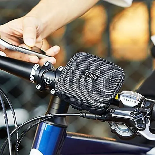 Alt view image 3 of 5 - Tribit Portable Speaker, StormBox Micro Bluetooth Speaker, IP67 Waterproof & Dustproof Outdoor Speaker, Bike Speakers with Loud Sound, Advanced TI Amplifier, Built-in XBass, 100ft Bluetooth Range