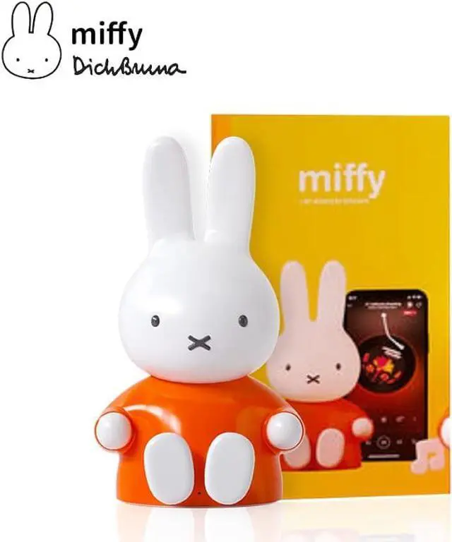 Alt view image 3 of 7 - Miffy Portable Bluetooth Speakers, Cute Portable Wireless Speakers with Loud Stereo Sound, Built-in Mic, TF-Card Slot, Dual Pairing,40H Playtime for Room, Desk Decor, for her (Blue)