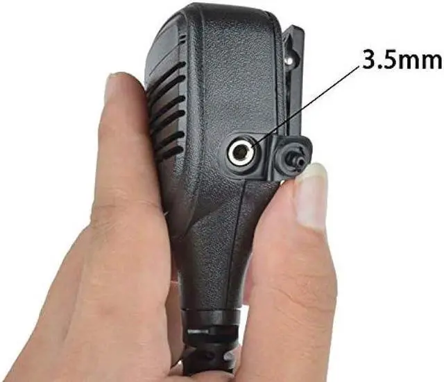 Alt view image 3 of 6 - Amasu Heavy-Duty Remote Speaker Microphone Shoulder Mic Replacement Compatible with XPR3000 XPR3300 XPR3500 XPR3300e XPR3500e XPR 3300
