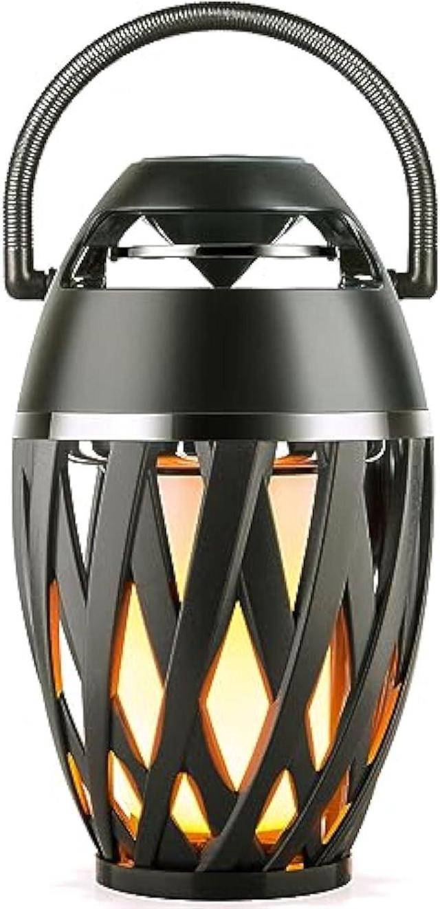 Tioneger Flame Outdoor Bluetooth Speakers, LED Table Lamp Speaker, Flame  Light Speaker, Portable Wireless Waterproof Outdoor/Indoor LED Flickers