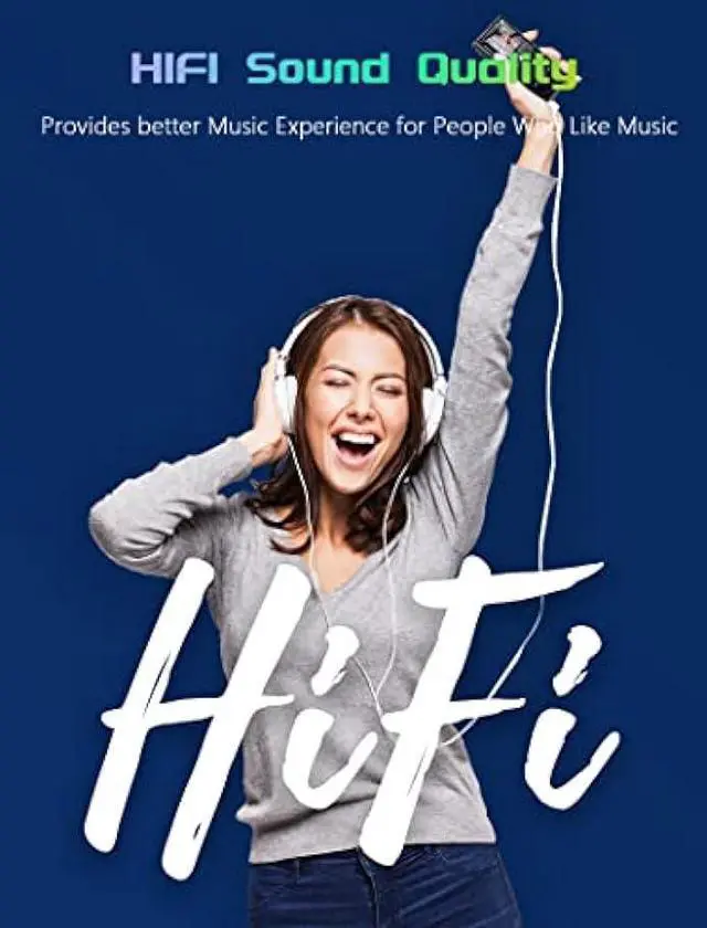 Alt view image 4 of 5 - 96GB MP3 Player with Bluetooth 5.0: Portable Lossless Sound Music Player with HD Speaker,2.4 Screen Voice Recorder,FM Radio,Touch Buttons,Support up to 64GB for Sport(Earphones&64GB TF Card Included)