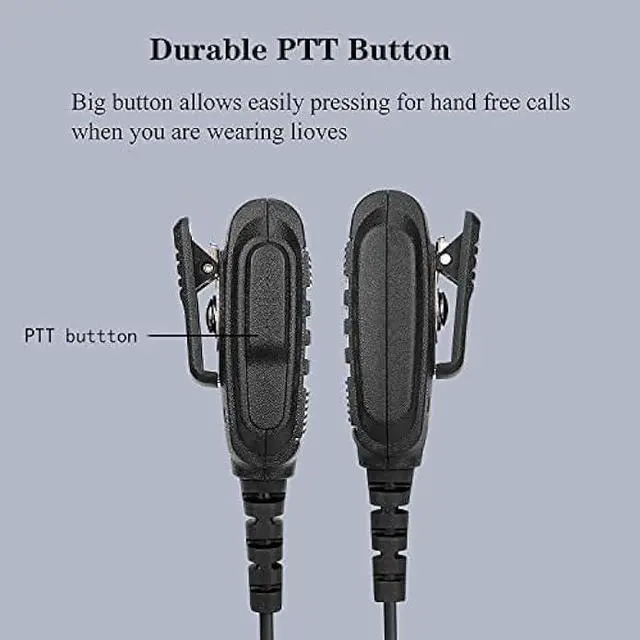 Alt view image 5 of 7 - Retevis Two Way Radio Shoulder Speaker Mic,Compatible with Retevis RT22 RT68 RT21 H-777 RT22S RT27 RT86 RT18 RT85 RT-5R RT19 Baofeng UV-5R Arcshell AR-5 Walkie Talkie (10 Pack)