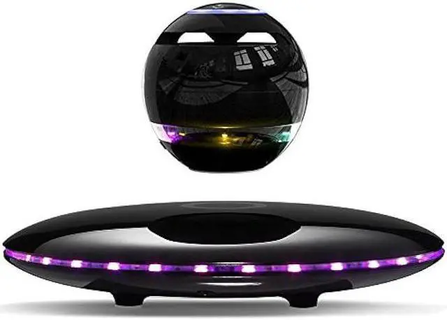 Main image of Infinity Orb Magnetic Levitating Speaker Bluetooth 4.0 LED Flash Wireless Floating Speakers with Microphone and Touch Buttons (Black)