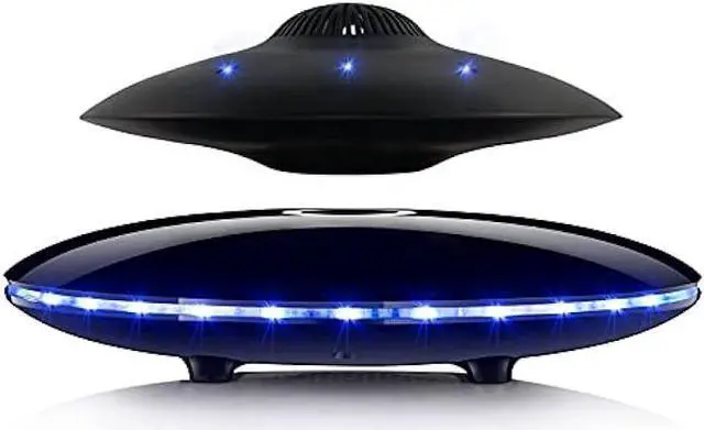 Main image of RUIXINDA Magnetic Levitating Bluetooth Speaker, Levitating UFO Speakers with LED Lights, 360 Degree Rotation,Wireless Floating Speakers for Home Office Decor Cool Tech Gadgets,Creative Gifts