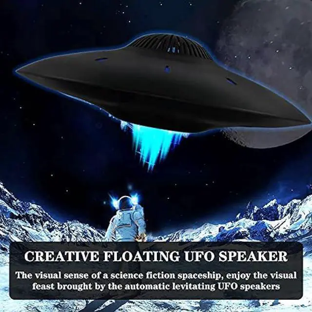 Alt view image 2 of 5 - RUIXINDA Magnetic Levitating Bluetooth Speaker, Levitating UFO Speakers with LED Lights, 360 Degree Rotation,Wireless Floating Speakers for Home Office Decor Cool Tech Gadgets,Creative Gifts