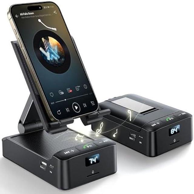 JOYROOM Cell Phone Stand with Wireless Bluetooth Speaker, Unique