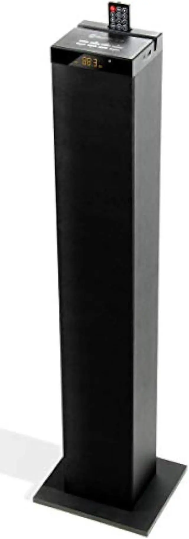 Main image of GOgroove Bluetooth Tower Speaker with Subwoofer Built in - Floorstanding Home Speaker with Powerful Bass and Dual Drivers, 120W Peak Power, MP3 3.5mm Aux, USB 2.0 Port Flash Drive, FM Radio (Single)