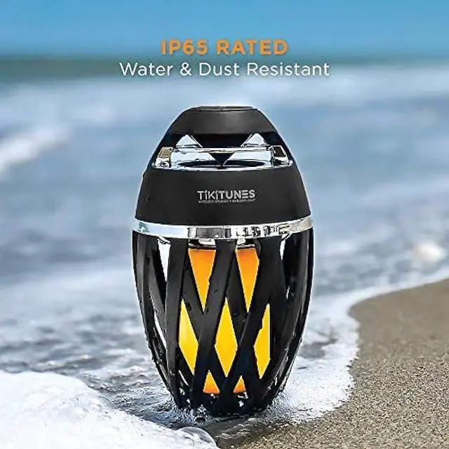 Alt view image 4 of 6 - Limitless Innovations TikiTunes Portable Bluetooth Wireless Speaker (Bundle) with Adjustable 40 Pole and Ground Stake - Black