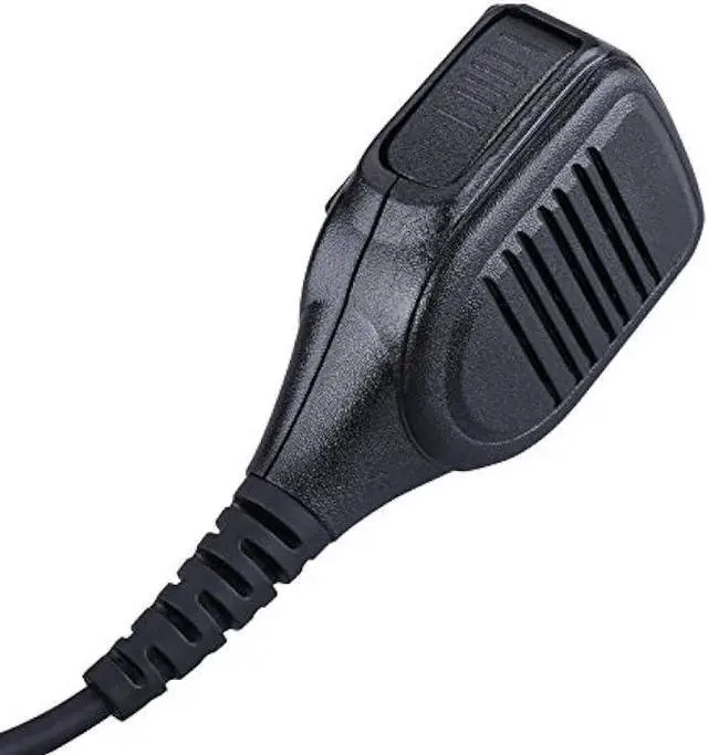 Alt view image 4 of 7 - COMMIXC Shoulder Mic, Waterproof IP55 Handheld Speaker Mic with External 3.5mm Earpiece Jack, Compatible with 2.5mm/3.5mm 2-Pin Motorola Two-Way Radios