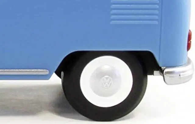 Alt view image 3 of 6 - BRISA VW Collection - Volkswagen Portable Bluetooth Speaker Wireless Box with Rechargable Battery T1 Bus Campervan (Scale: 1:20/Classic Bus) (Blue)