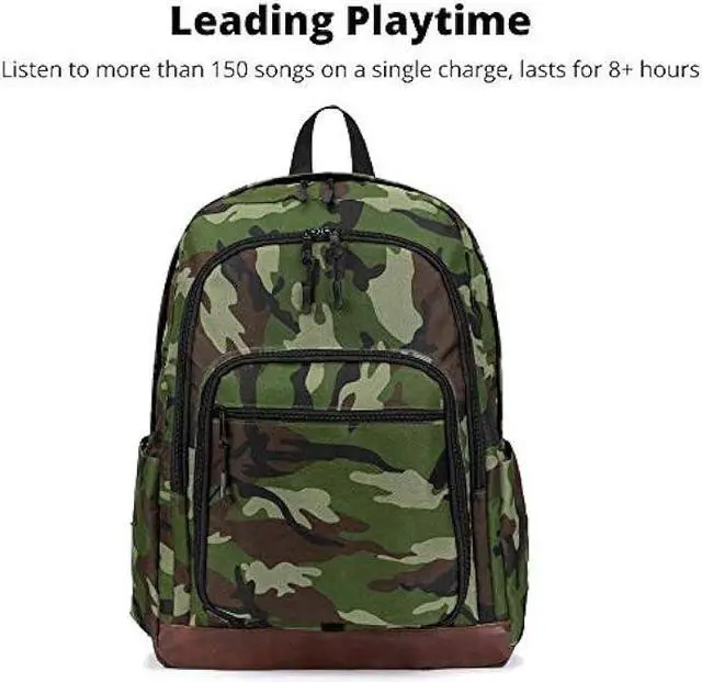 Alt view image 4 of 6 - Bluetooth Speaker Backpack with 20-Watt Speakers & Subwoofer for Parties/Festivals/Beach/. Rechargeable, Works with iPhone & Android (Camouflage, Latest Premium Edition)