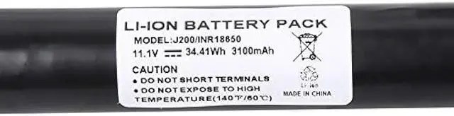 Alt view image 4 of 7 - for Big Jambox Battery Kratax 3100mAh 11.1V Lithium-ion Replacement Battery for Jawbone Big Jambox J2011-01-US, J2011-03-US, J200/ICR18650F1L, 8390-KA02-0580, ICR18650B4 Wireless Bluetooth Speaker