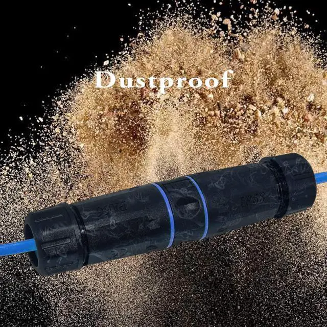 Alt view image 7 of 7 - IP68 Waterproof RJ45 Coupler Shielded Pure Copper Ethernet Coupler - Outdoor LAN Cable Connector for Cat5/ Cat5e/Cat6/Cat7/Cat8 Ethernet Cable (Black 5 PCS Female)