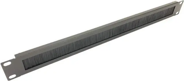 Alt view image 5 of 7 - Metal Master - 5 Pack 1U Brush Cable Manager Horizontal Rack Mount Cable Management Panel for 19 Inch Server Rack or Network Cabinet (5-Pack) Made in Taiwan