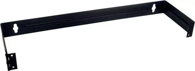 Main image of InstallerParts 1U Hinged Wall Mount Bracket for 12/24 Port Patch Panel -- 19 inch Wide -- Wall Mount Bracket for Data Network or Phone Terminations -- Includes Mounting Screws -- Lifetime Warranty
