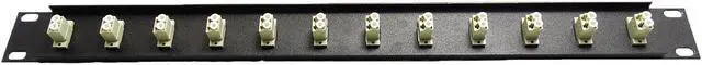 Alt view image 3 of 5 - Ultra Spec Cables 12 Port LC Fiber Patch Panel Multimode (Loaded 1u) 19"
