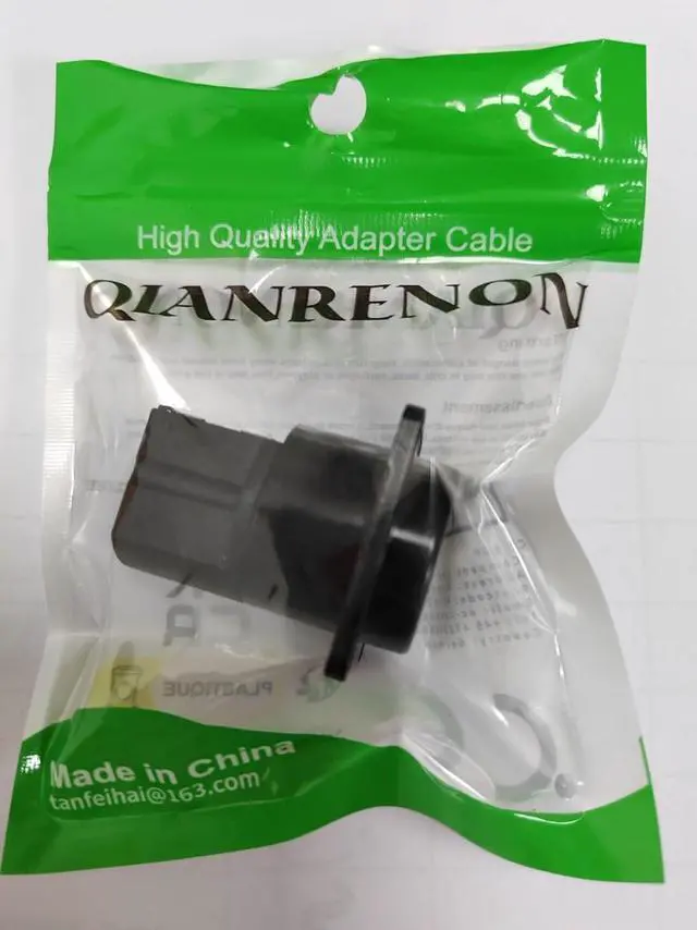 Alt view image 7 of 7 - QIANRENON USB 3.0 Socket Dual USB Panel Mount Solderless Connector, USB 3.0 Female to Female Coupler Socket USB Panel Mount Pass Through Adapte for Audio, Video and Optoelectronic Networker