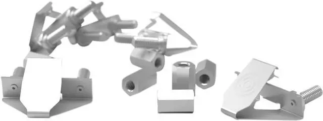 Alt view image 4 of 7 - PATCHBOX/dev/Mount - Toolless Installation Cage Nut Alternative Device Mount Screws for Patch Panels, Computer Cabinets, Servers, and Network Racks - for 19 Rails, Supports 15kg - 50-Pack