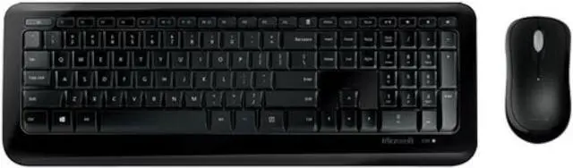 Main image of Microsoft Keyboard/Mouse PY9-00002 Desktop 850 Combo Wireless Black with AES