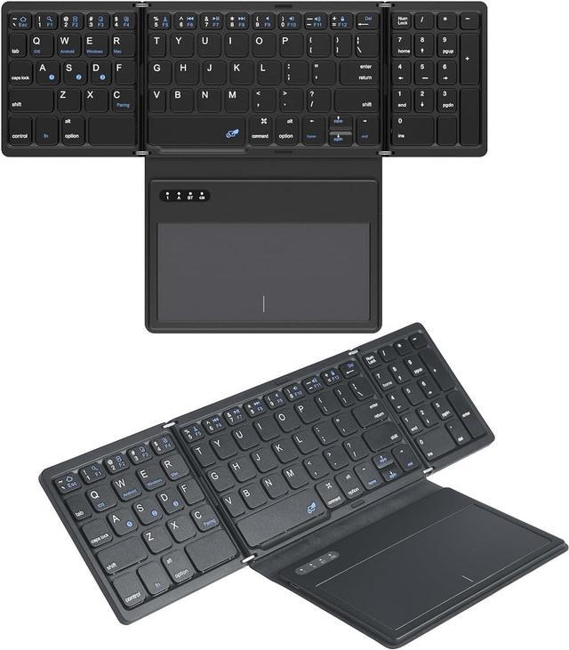 ZZR SEVEN Foldable Keyboard Portable Keyboard Travel Keyboard