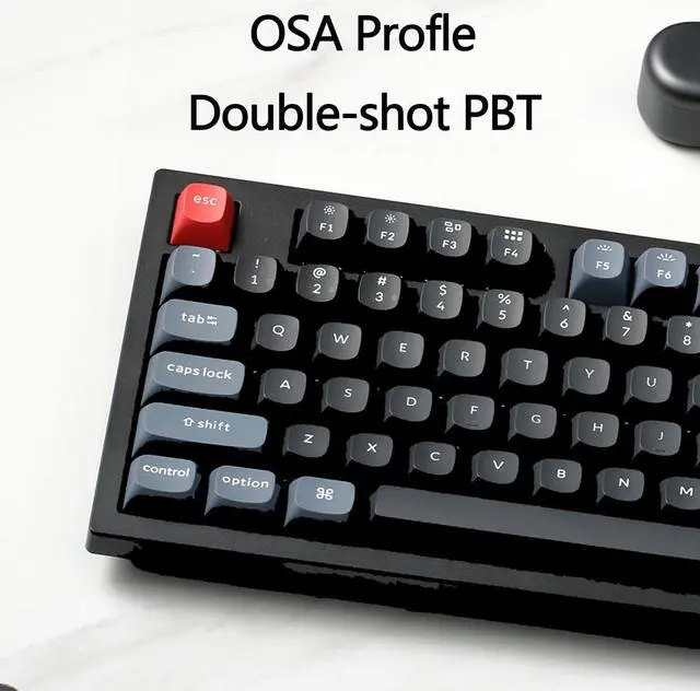 Alt view image 7 of 7 - Keychron K10 Pro QMK/VIA Custom Wireless Mechanical Keyboard, Hot-Swappable Full Size 108 Keys Programmable White LED Backlit Brown Switch, Bluetooth/USB-C Wired Gaming Keyboard for Mac Windows Linux