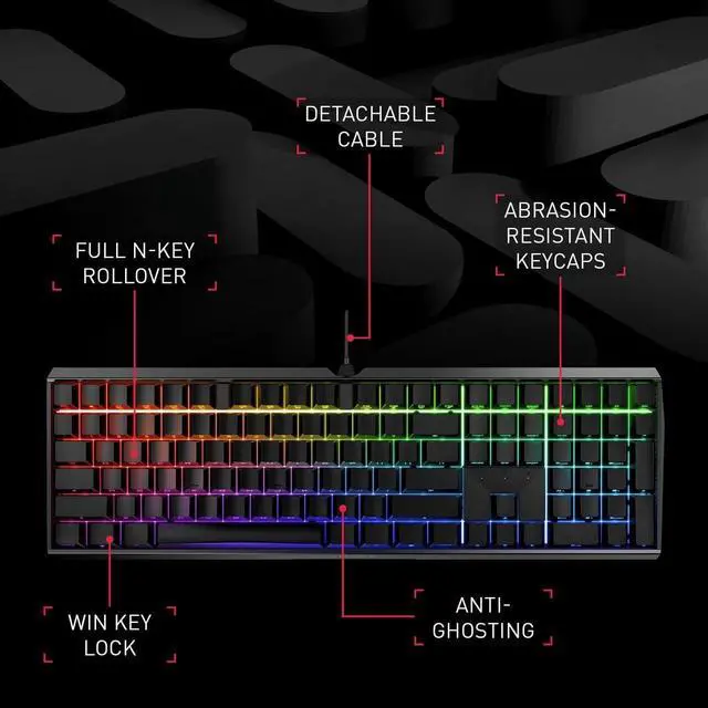 Alt view image 6 of 7 - Cherry MX 3.0 S Wired Mechanical Gaming Keyboard. Aluminum Housing Built for Gamers w/MX Silent Red Switches. RGB Backlit Color Display Over 16m Colors. Pink