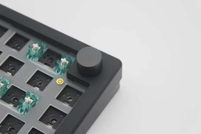 Alt view image 3 of 7 - GMK67 65% Mechanical Keyboard Kit Tri-Mode South-Facing RGB LED Gaming Keyboard for 3/5pin Switches,66 Keys+1 Knob Hotswap Socket PCB Gasket Mounted Plate DIY Keyboard Kit (Black)