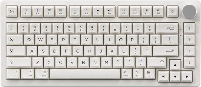 Main image of Akko 75% Mechanical Keyboard PC75B Plus Air, Top Mount Hot Swappable RGB Wired/Wireless Gaming Keyboard with OSA Profile for Mac Windows (Akko V3 Cream Yellow Pro)