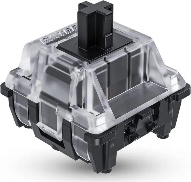 Main image of Ranked Gateron ks-15 Optical Key Switches for RGB Mechanical Gaming Keyboards | Plate Mounted (Gateron Optical Black, 90 Pcs)