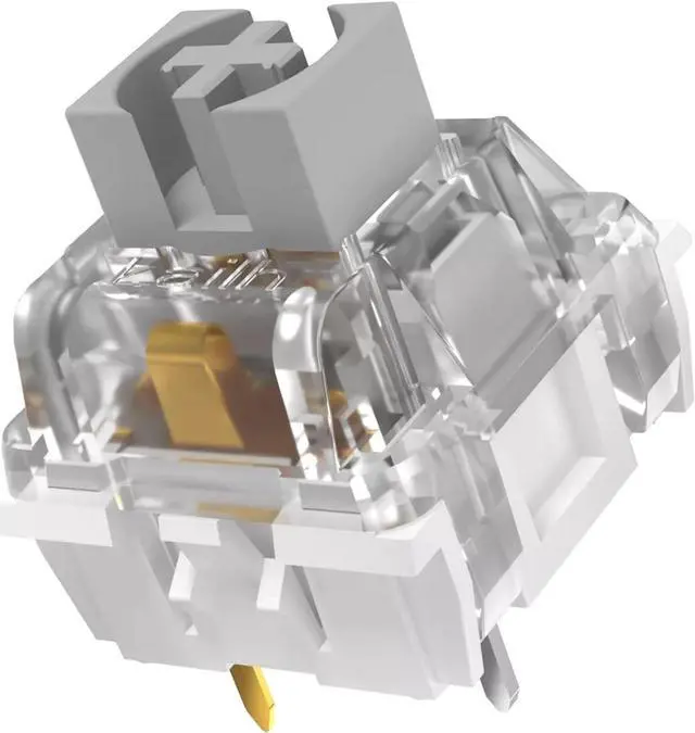 Main image of Ranked Kailh Turbo Key Switches for Mechanical Gaming Keyboards | PCB Mounted - 5 pins | Pre Lubed (Speed Silver, 90 Pcs)