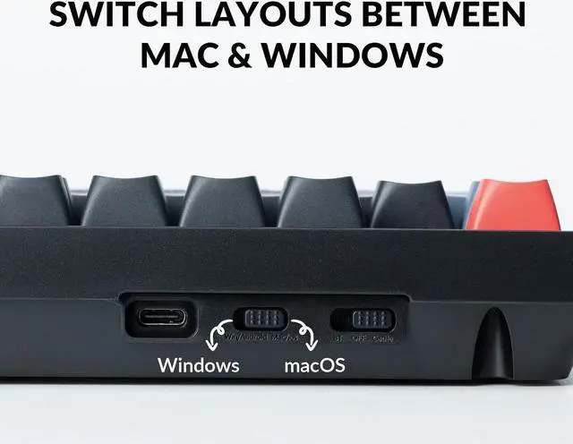 Alt view image 7 of 7 - Keychron K10 Pro Wireless Custom Mechanical Keyboard, QMK/VIA Programmable Bluetooth/Wired White Backlight, Hot-swappable Keychron K Pro Brown Switch - For Mac Windows Linux