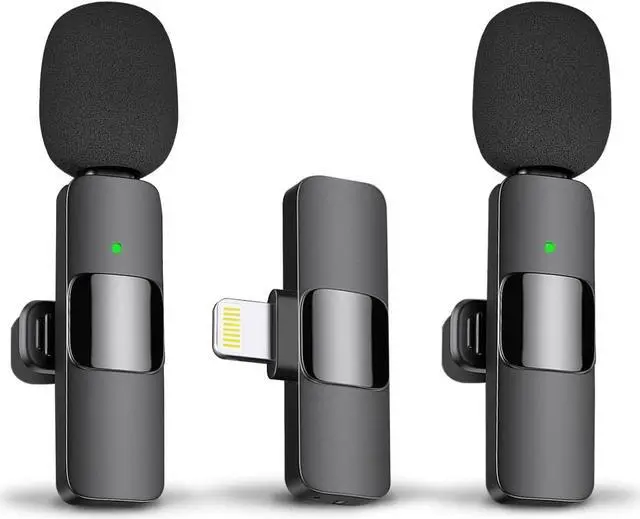 Main image of MAYBESTA Professional Wireless Lavalier Lapel Microphone for iPhone, iPad - Cordless Omnidirectional Condenser Recording Mic for Interview Video Podcast Vlog YouTube