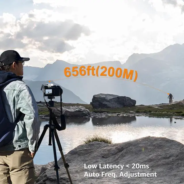 Alt view image 7 of 7 - comica Wireless Lavalier Microphone, BoomX-D2 2.4G Compact Wireless Lapel Microphone System with 2 Transmitter and 1 Receiver,Lav Mic for Smartphone Camera Podcast Interview YouTube Facebook Live