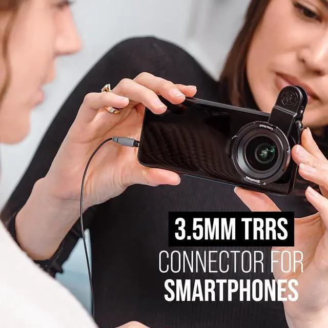 Alt view image 2 of 6 - Rode SmartLav+ Lavalier Microphone for Smartphones,Black