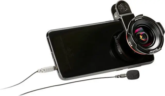 Alt view image 5 of 6 - Rode SmartLav+ Lavalier Microphone for Smartphones,Black