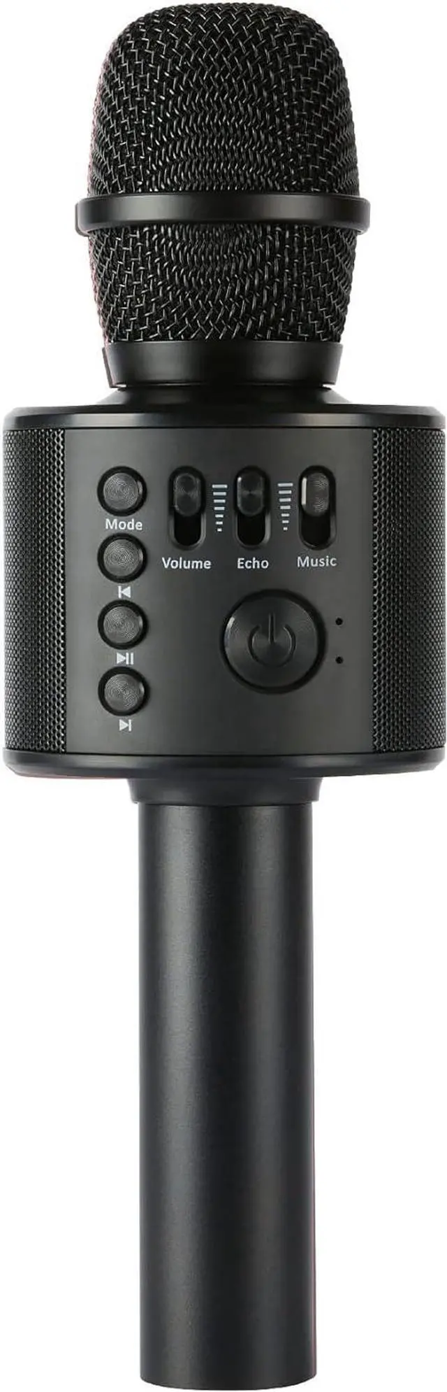 Main image of Core Innovations Wireless Bluetooth  Microphone with Built-in Speakers + HD Recording, Portable Handheld Mic | Black