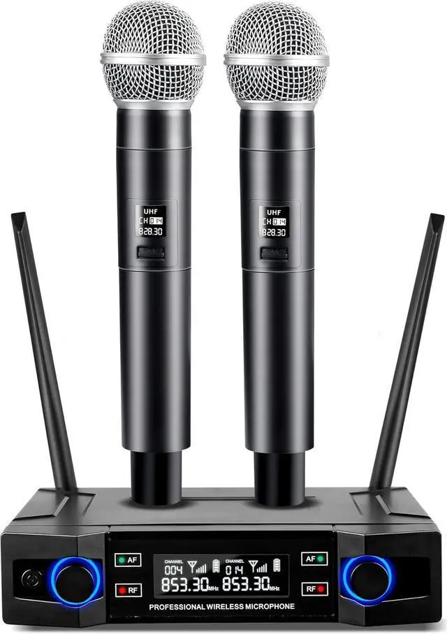 Main image of Wireless Microphone for  Handheld Wireless Mic System Professional Cordless Microphone for Singing Meeting Church Wedding Party