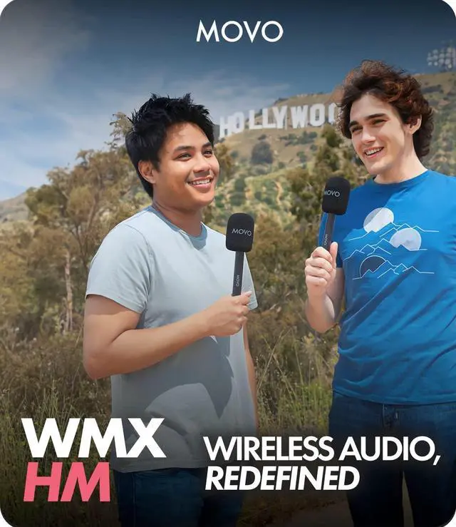 Alt view image 3 of 7 - Movo WMX-HM Mic Handle for DJI Mic, Rode Wireless GO, Hollyland Lark, and More - Wireless Interview Microphone Handle - Wireless Lav Mic Adapter for Vlogging, Interviews, Podcasting, Content Creation